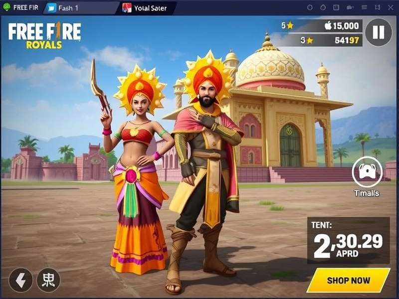 Free Fire Royale Vanguards gameplay screenshot